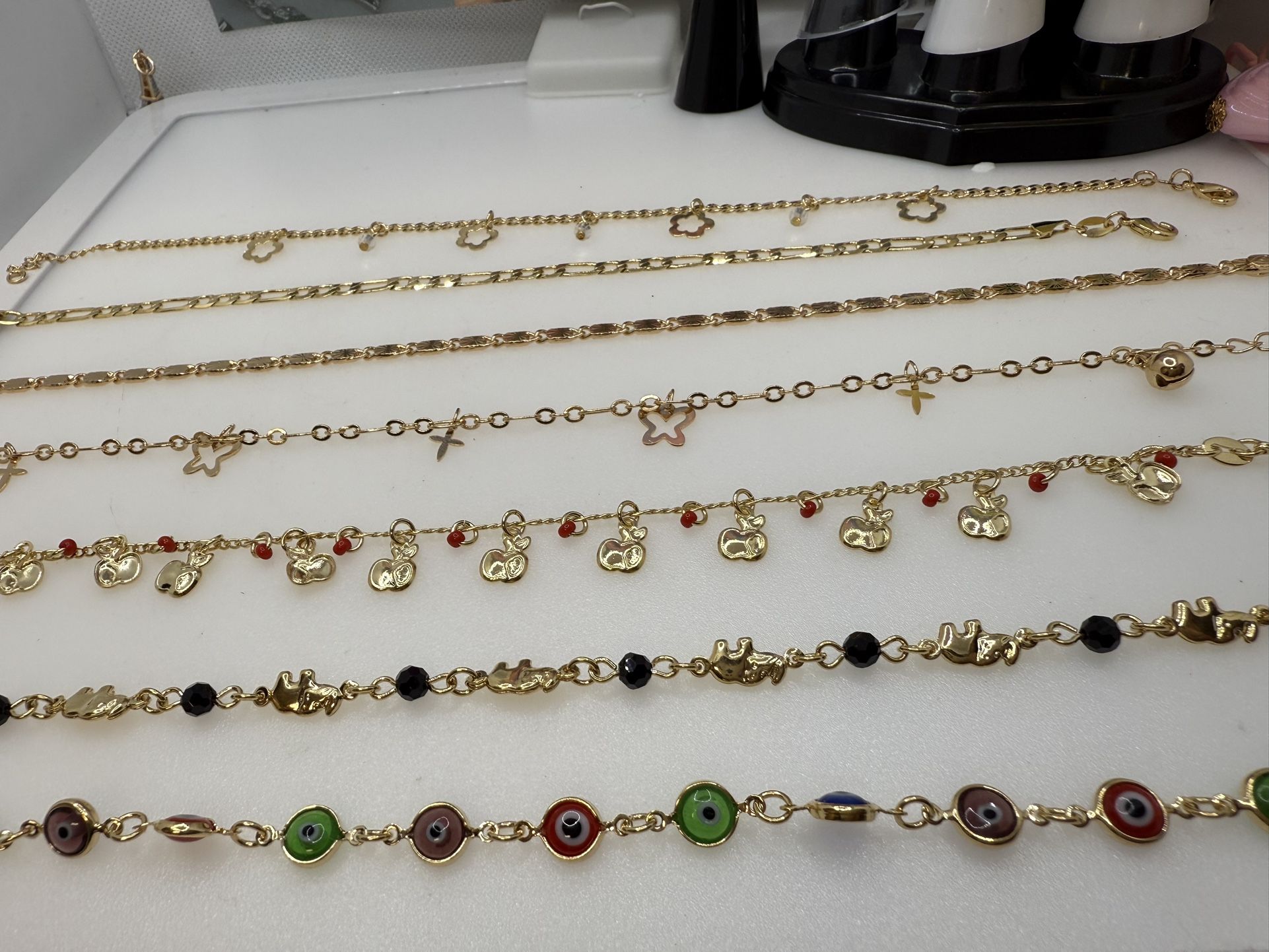 Gold Plated Anklet From Brazil π§π· Pulceras De Pie De Brazil