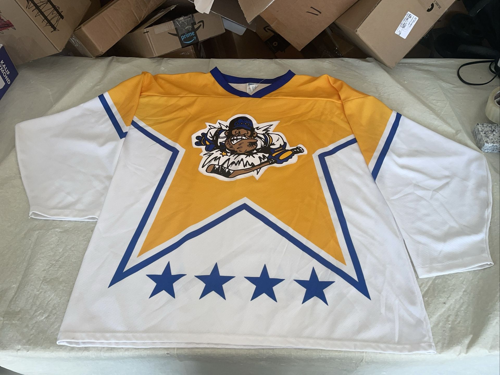 Andrei Mezin Auto Flint Generals Jersey Mens Xxl Euc Sewn Crest Cohl Uhl Vintage