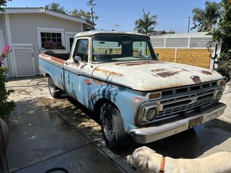 1966 Ford F250 Lg Bed Custom Cab Camper Special