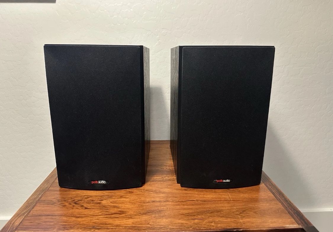 2 X Polk audio model 30 series 2 black