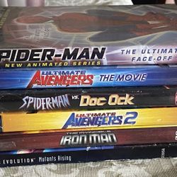 Superhero DVDs X-Men  Spider-Man  Avengers 
