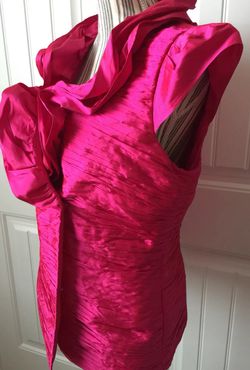 Calvin Klein fuchsia Pink cap sleeve dress jacket XL