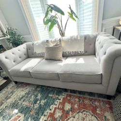 Gray sofa 