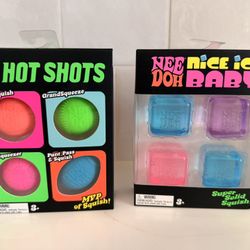 Needoh Hot Shots Needoh Nice Ice Baby Four Pack 