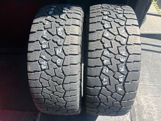295-60-20LT Falken Wildpeak A/T Full Used Tire Pair $170 Free Mounting and Balancing