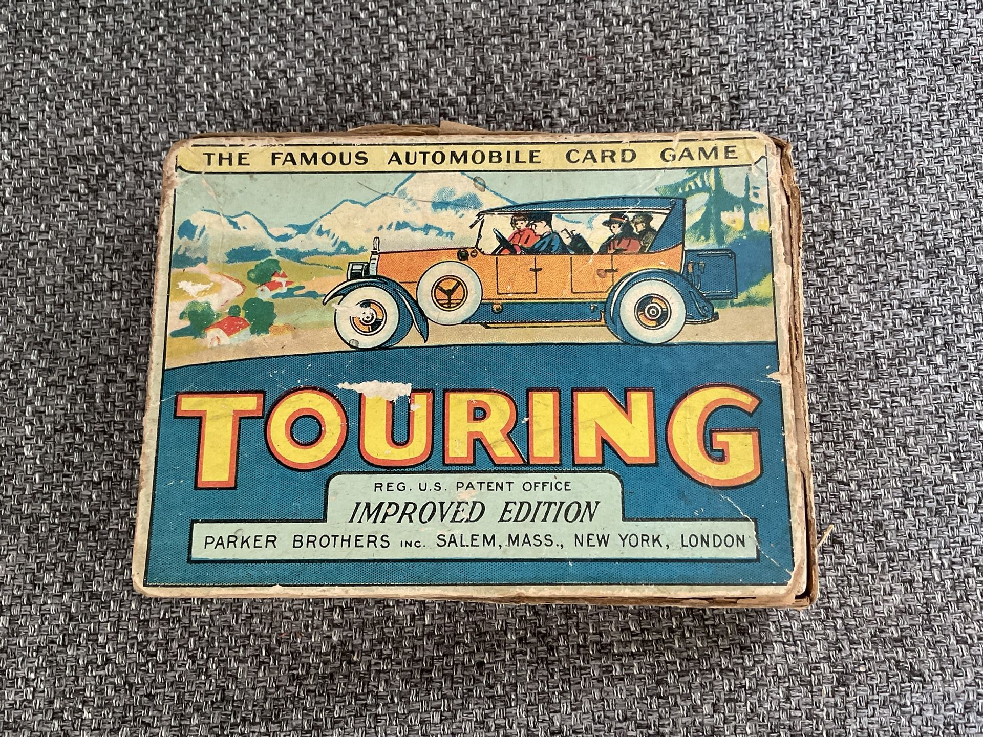 Vintage Touring Card Game Original Box Complete Set
