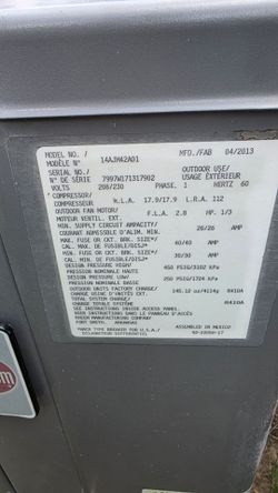 Condenser 3  1/2  410 Refrigerante