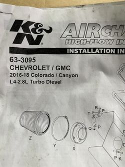 K&N 63-3095 Kit