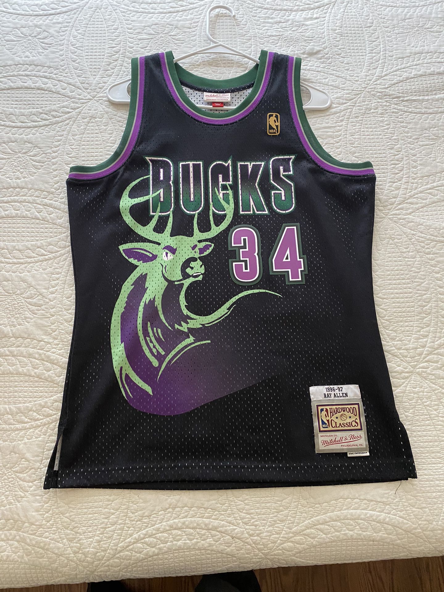 ray allen throwback jersey