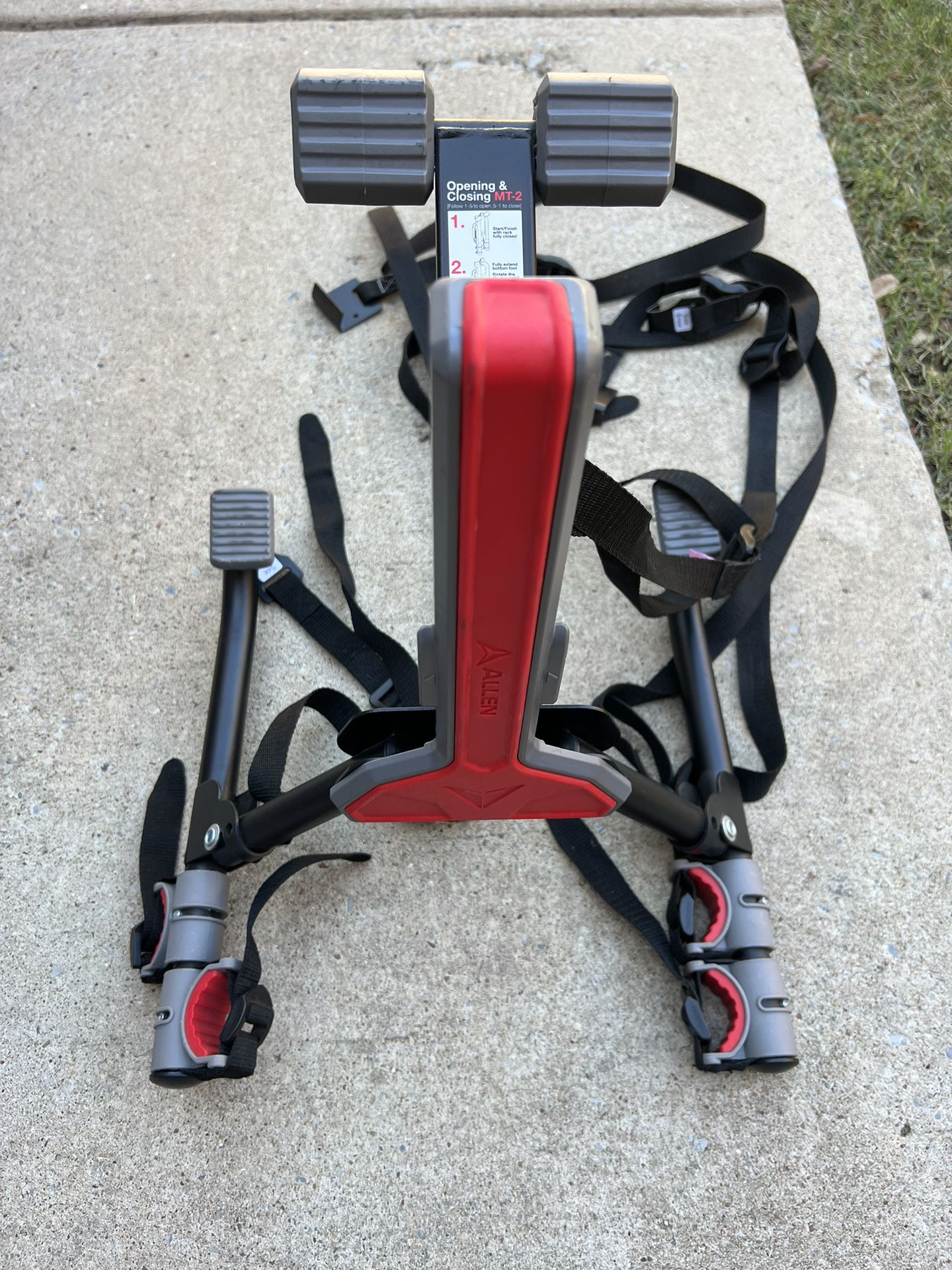 Allen Sports Ultra Compact Folding 2-Bike Trunk Mount Rack