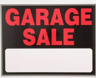 Garage sale TOMORROW 5/10