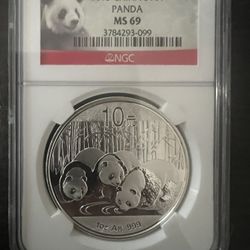 2013 Silver Panda MS69 
