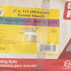 Grip Rite Clipped Head Nail 2”x.113 Bright Coated 33 Degree GRSP6D