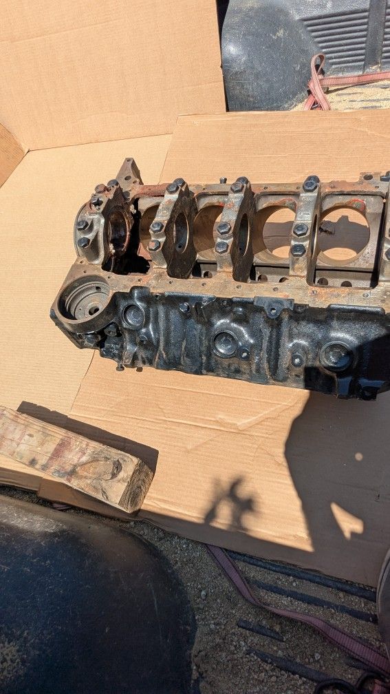 '66 CHEVY 427 435HP BARE ENGINE BLOCK 4-BOLT MAINS HI PERF