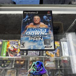Smack Down Here Comes The Pain Ps2 $55 Gamehogs 11am-7pm