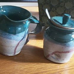 Cream & Sugar Set- Handmade Pottery by Suzan
Vintage '93