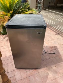 Sanyo Stainless Steel Mini Fridge