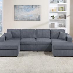 Corduroy Sectional Sofa