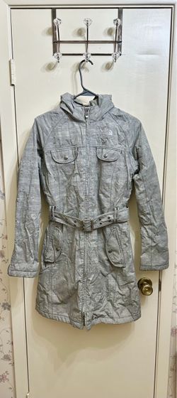 The North Face Hooded Midi Trench /Rain Coat With BeltWomens Size Small