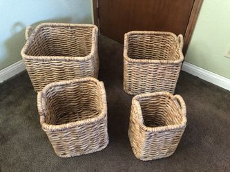 Brand new wicker basket set