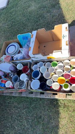 Cups and plates