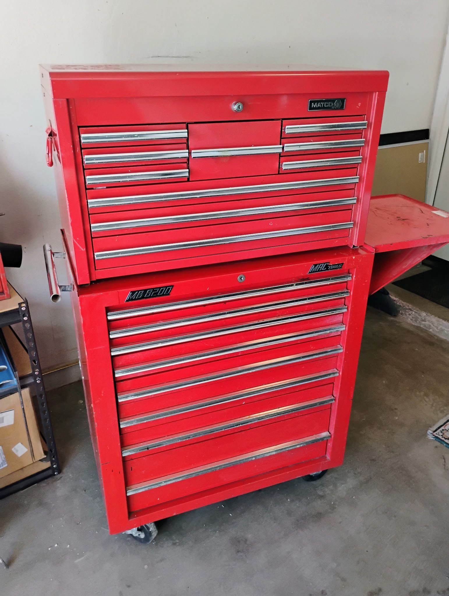 Mac Tools _Top & Bottom Rolling Chest Combination