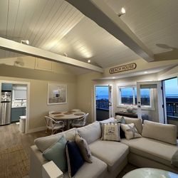 West Elm Harris Couch - material: eco weave, color: oyster