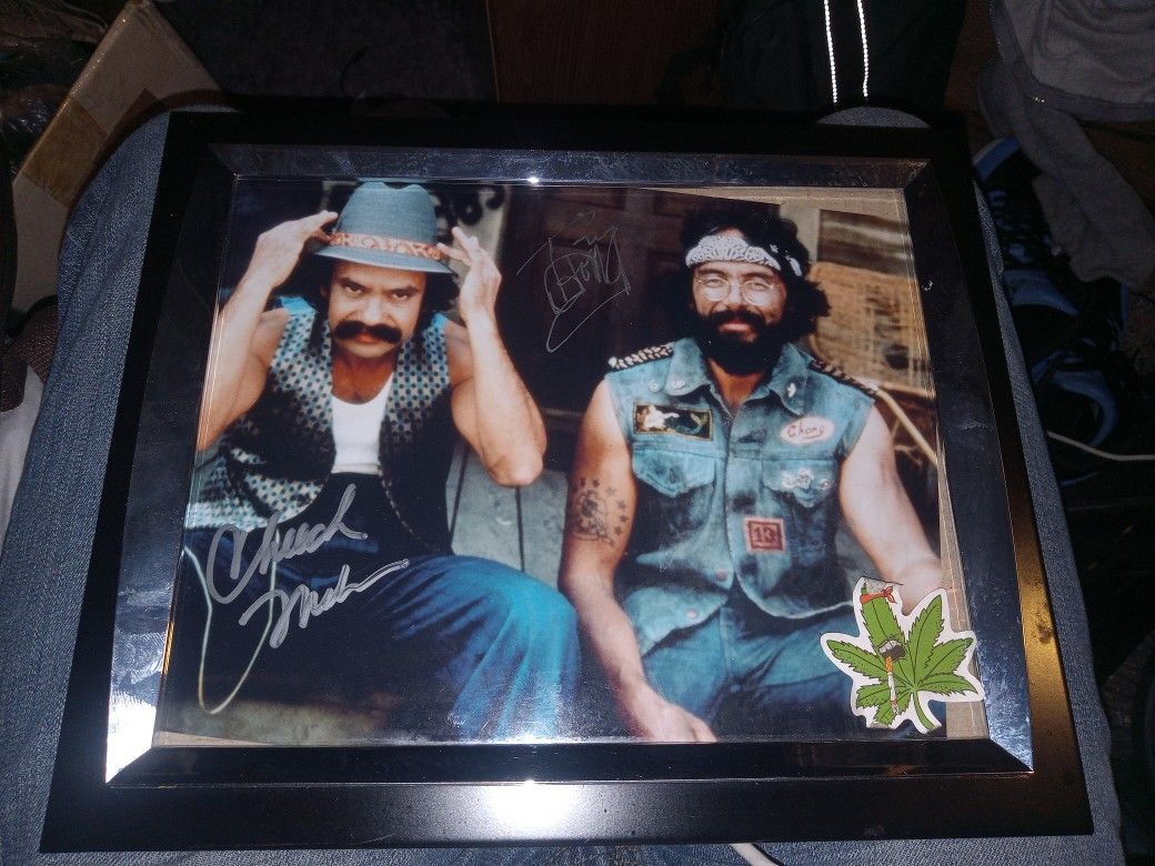 Signed Photo Of Cheech And Chong