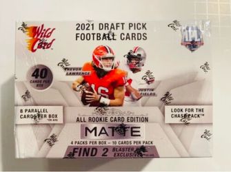2021 Wild Card Football Blaster box
