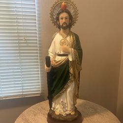 Nuevo Estatua De San Judas Tadeo Hecha De Resina 