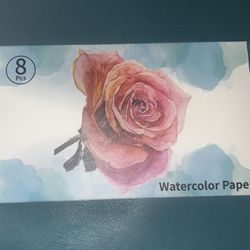 Watercolor Paper Set (8 Sheets) 🎨