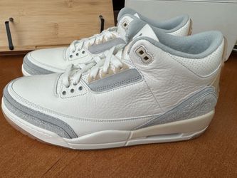 Air Jordan 3 White Grey Sneakers