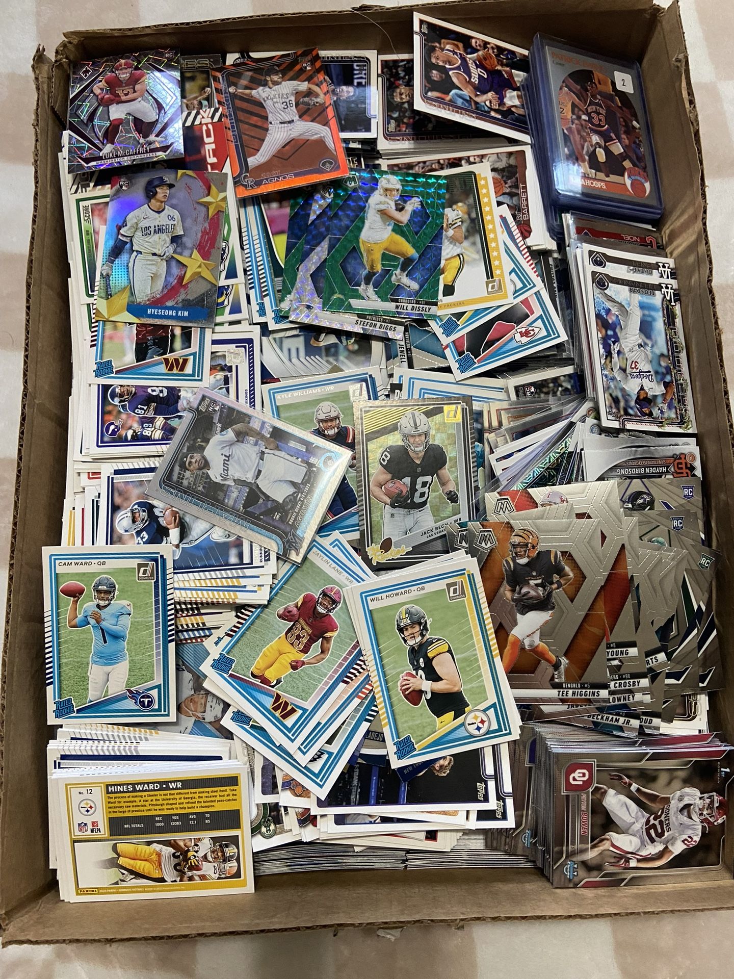 2024 And 2025 Football Cards and mixed Sports $35.00