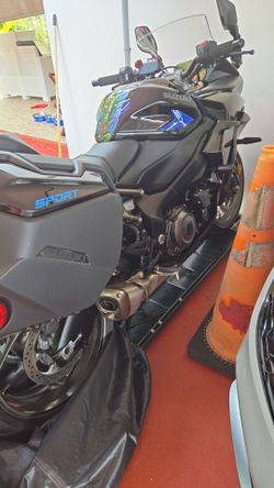 Suzuki Sport Motorcycle Matte Black