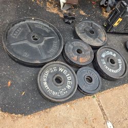340lbs Olympic weights plates set