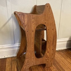 Montessori Amish-Made Rocking Horse High Chair Desk 