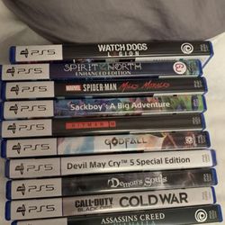 Lot Of PS5 Games
