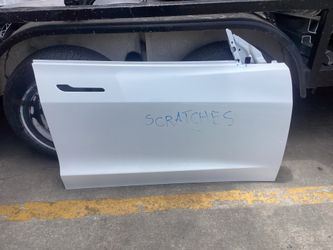 2017-2020 TESLA MODEL 3 FRONT PASSENGER DOOR SHELL RIGHT RH USED OEM