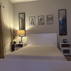 Queen Bed Frame And Mattress 