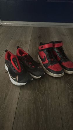 Nike Red AirForce1 3Y Boys