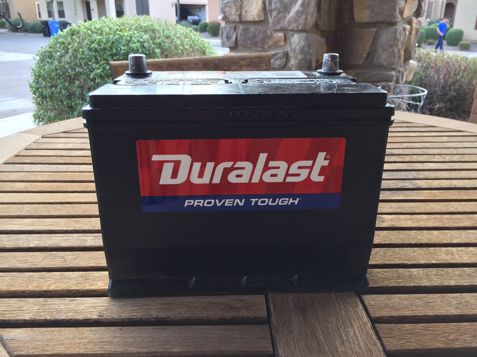 Duralast Car battery 124R-DL used for only a week.