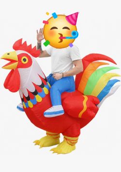 Inflatable rooster costumes X2