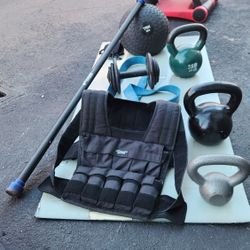 Fitness Gym Equipment ACCESSORIES & OVER 130 Pounds&Libras 