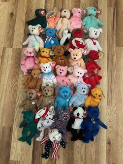 beanie babies bears lot
