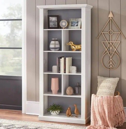 White Bookshelves Or Shelves For The Living Room(New In Box)