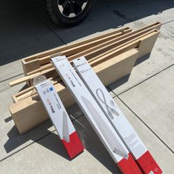 Solid White Oak Floating Shelves