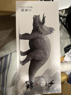 Nanmu Triceratops Heavy Lance Figure Animal Dinosaur Model