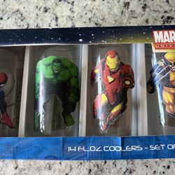 Collectible Glasses  Marvel And Marilyn Monroe
