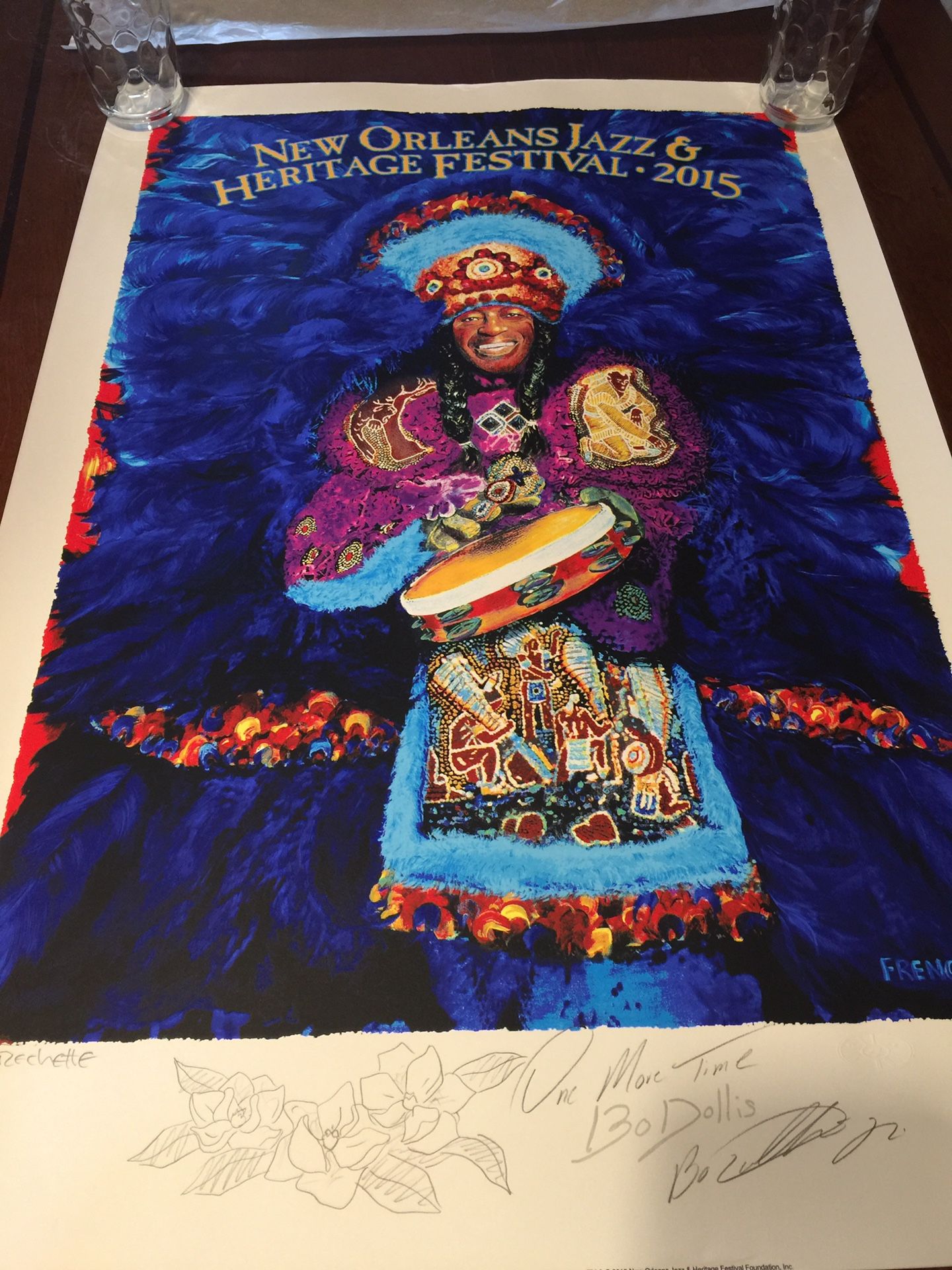 Jazz Fest Poster Make Offers Artist Proof 2015 Bo Dollis Jazz Festival posters