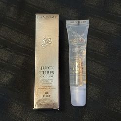 Lancome Juicy Tubes Original Ultra Brilliant Lip Gloss In 01 Pure